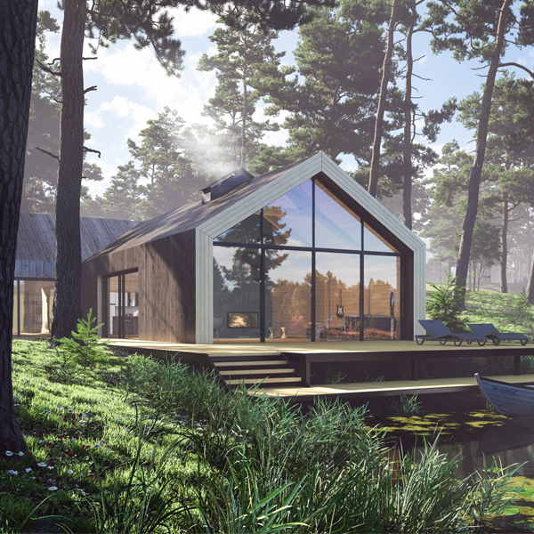 3D ВИЗУАЛИЗАЦИЯ ЗАГОРОДНОГО ДОМА